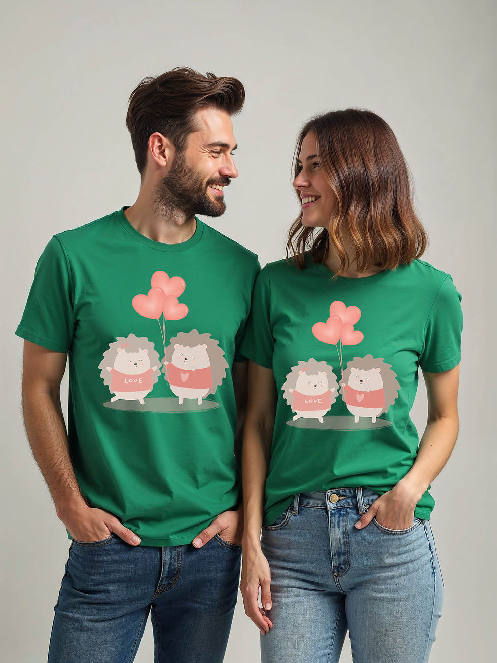 Thumbnail: Couple Goals Cartoon Couple Matching Tee Lovers Edition – Sale