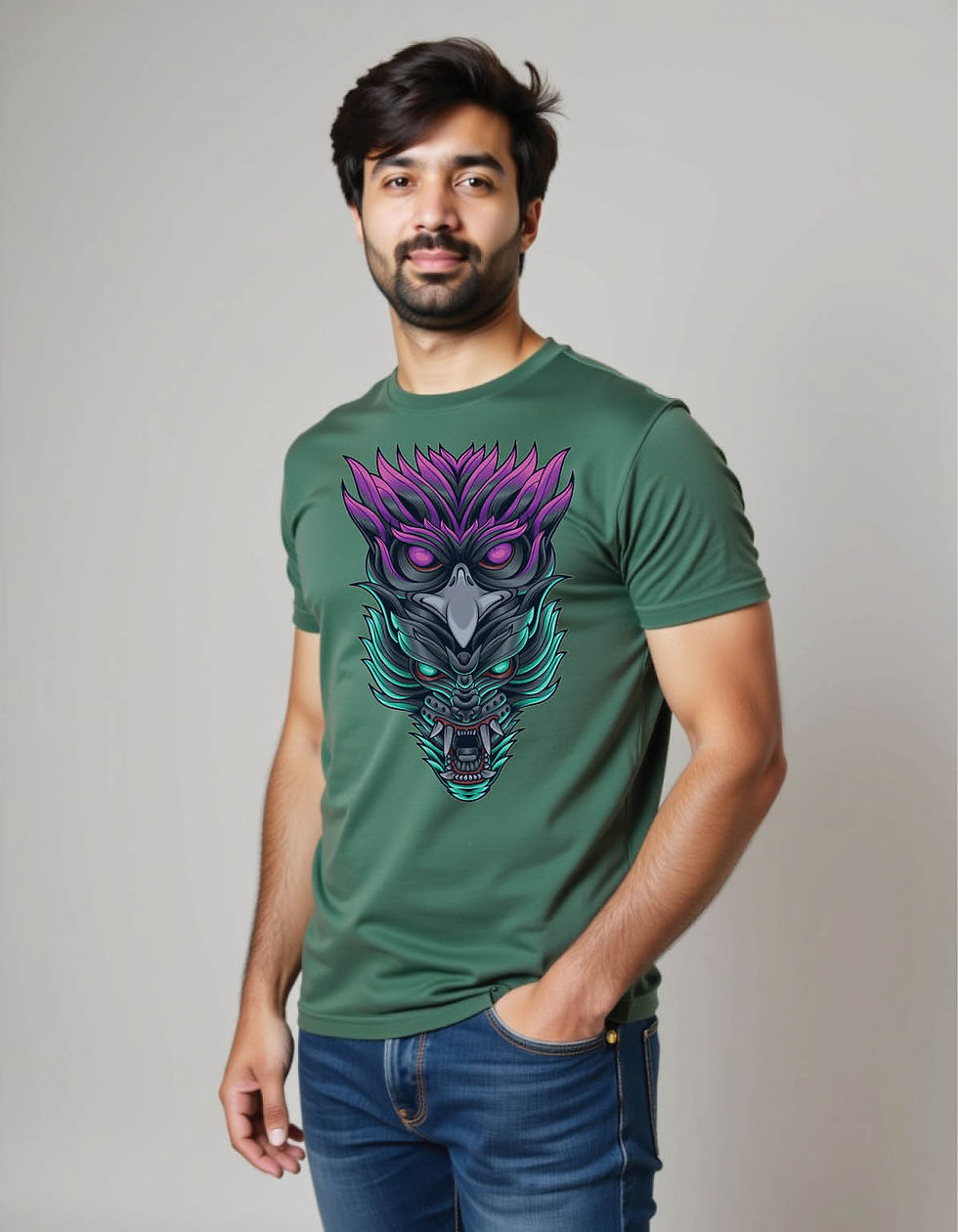 Thumbnail: beast mens printed graphic t shirts