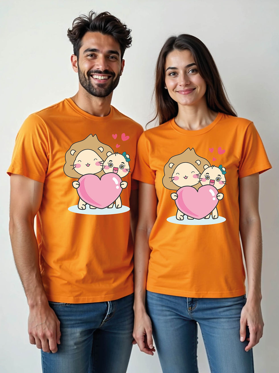 Thumbnail: Trendy Cartoon Couple Matching Tee Lovers Edition – Shop Now