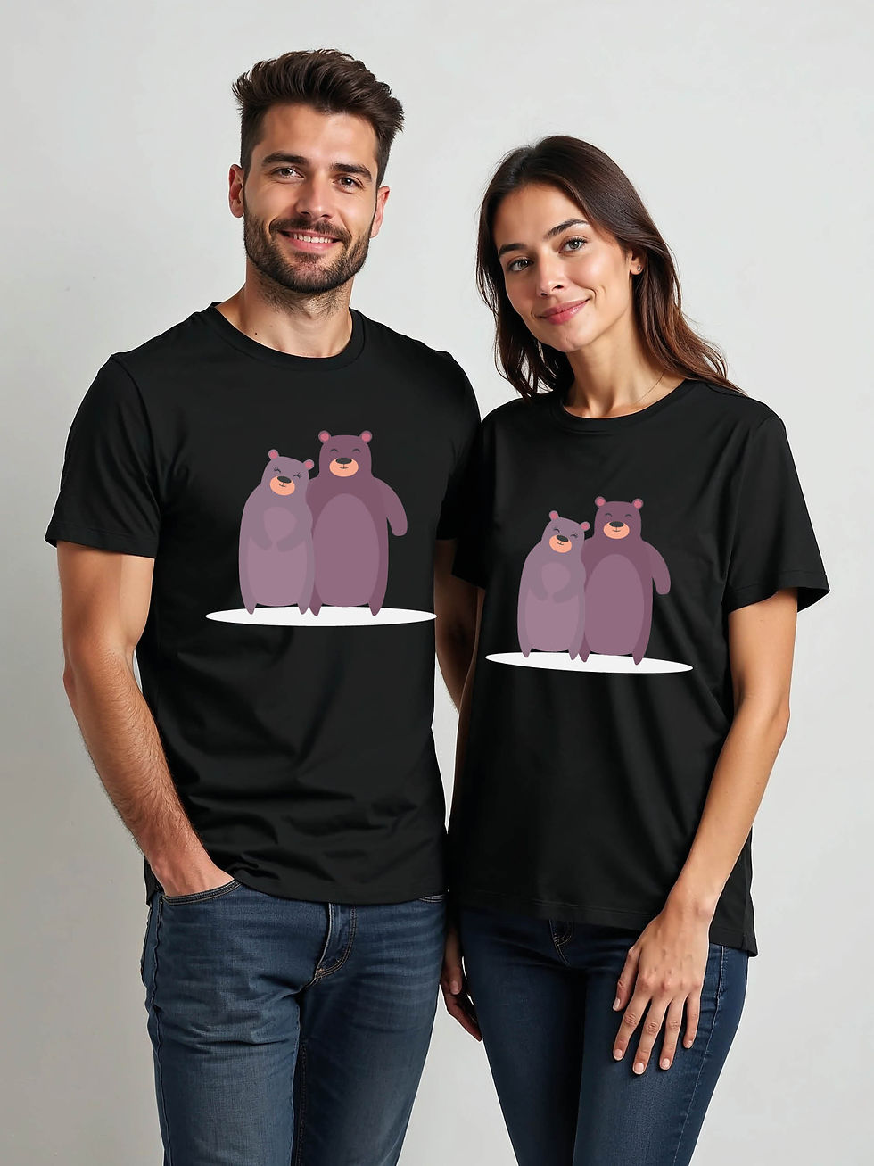 Thumbnail: Stylish Cartoon Couple T-Shirt Lovers Edition – Hot Deal