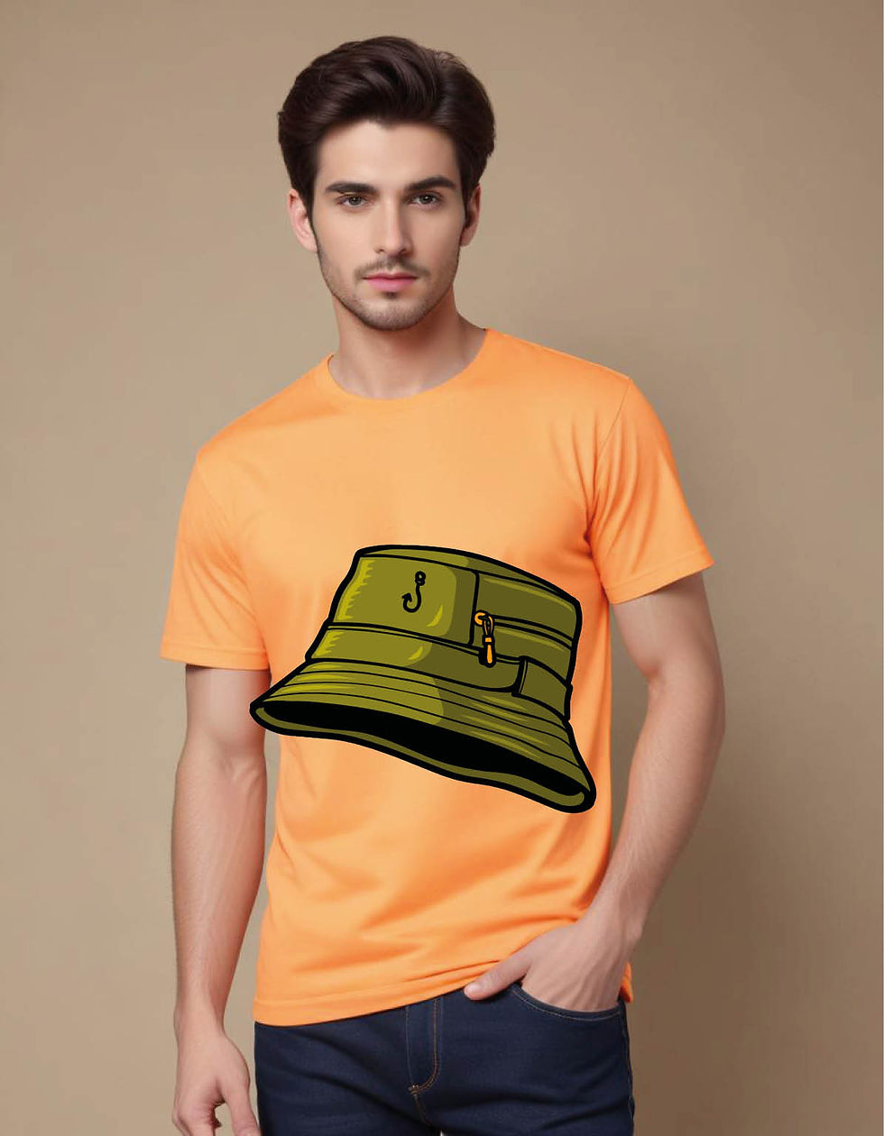 Thumbnail: fishing equipment mens printed graphic t shirt