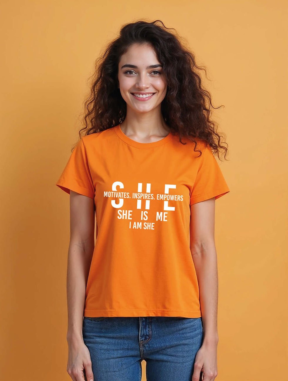 Thumbnail: she is me i am she Modern Women’s Printed Graphic Streetwear T-Shirt – Shop Now