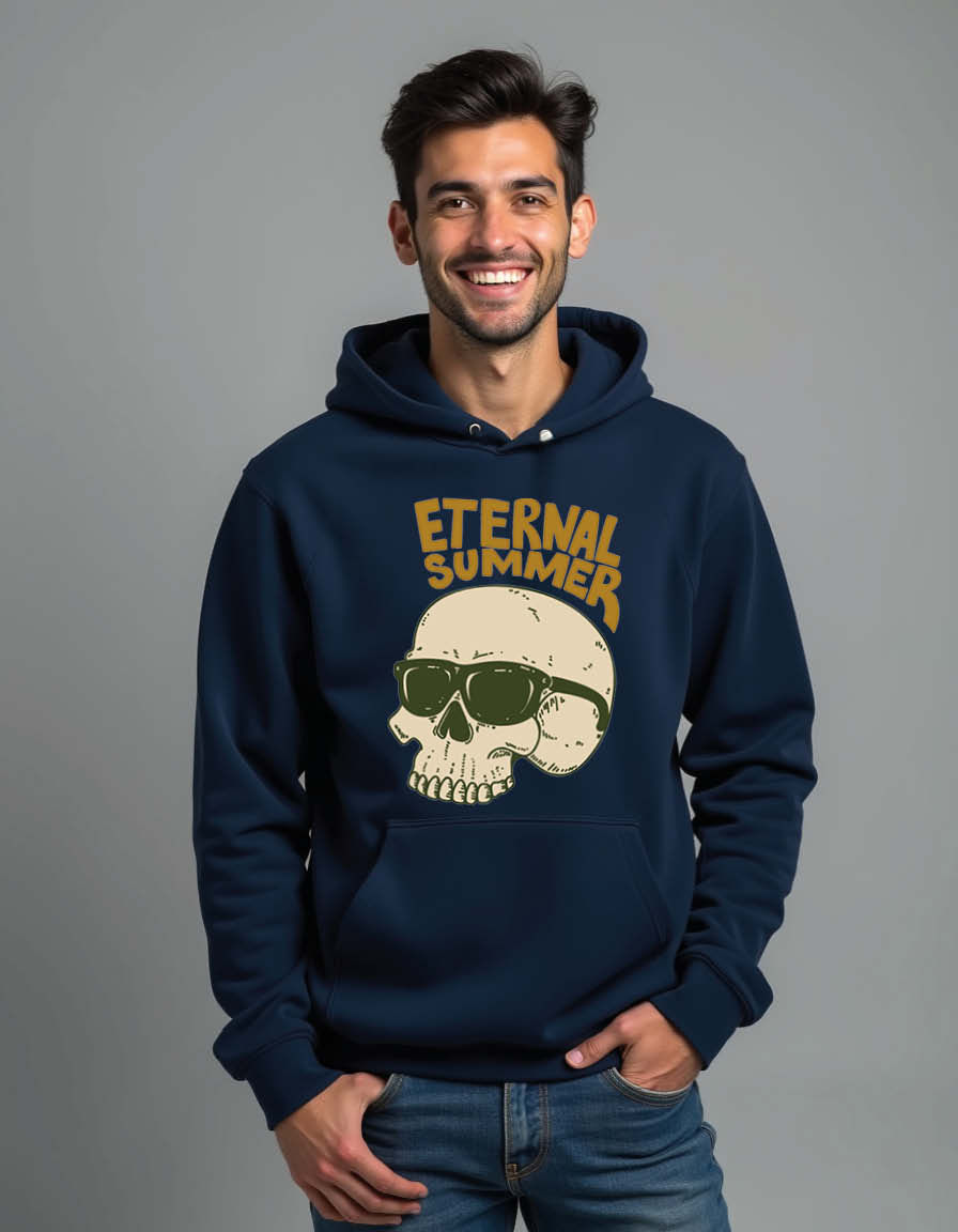 Thumbnail: eternal summer Vintage Unisex Printed Graphic Hoodies For Men & Women