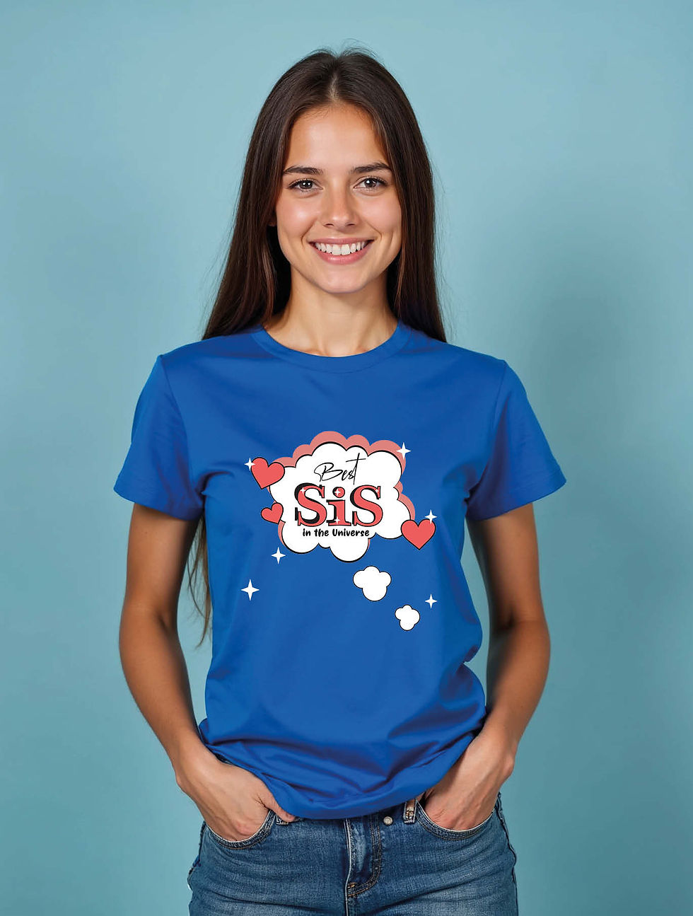 Thumbnail: best sis in the universe Chic Women’s Printed T-Shirt Hot Deal