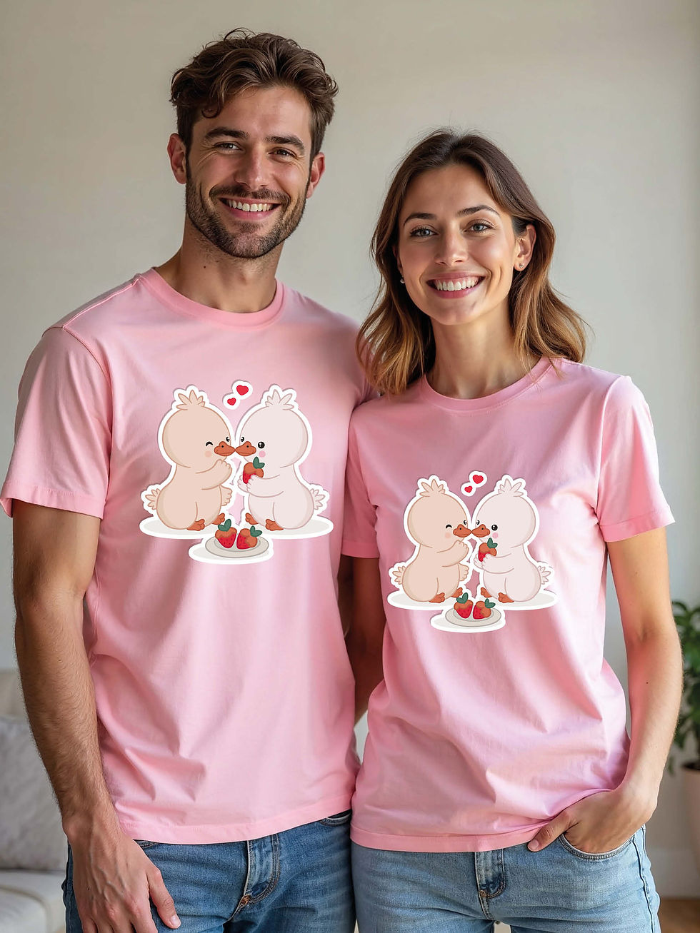 Thumbnail: Stylish Animal Couple T-Shirt Lovers Edition – Hot Deal