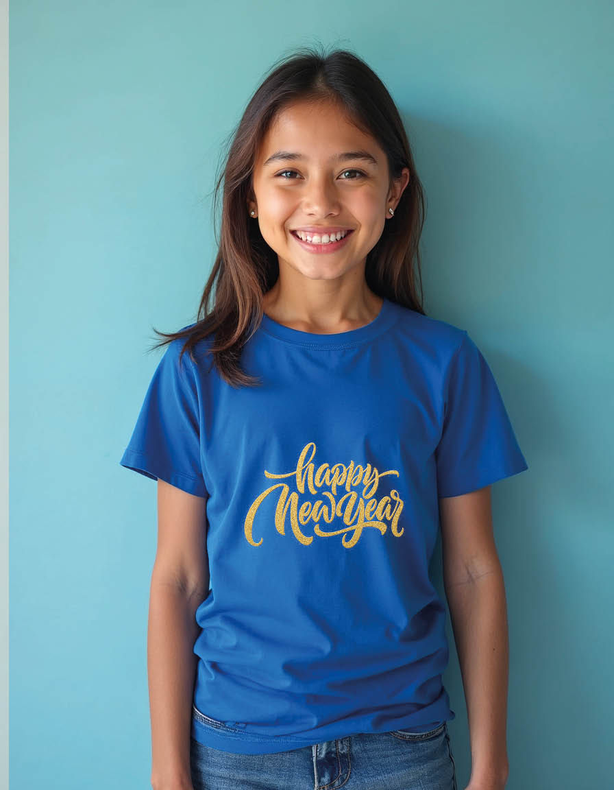 Happy new year Unisex printed graphic t shirt