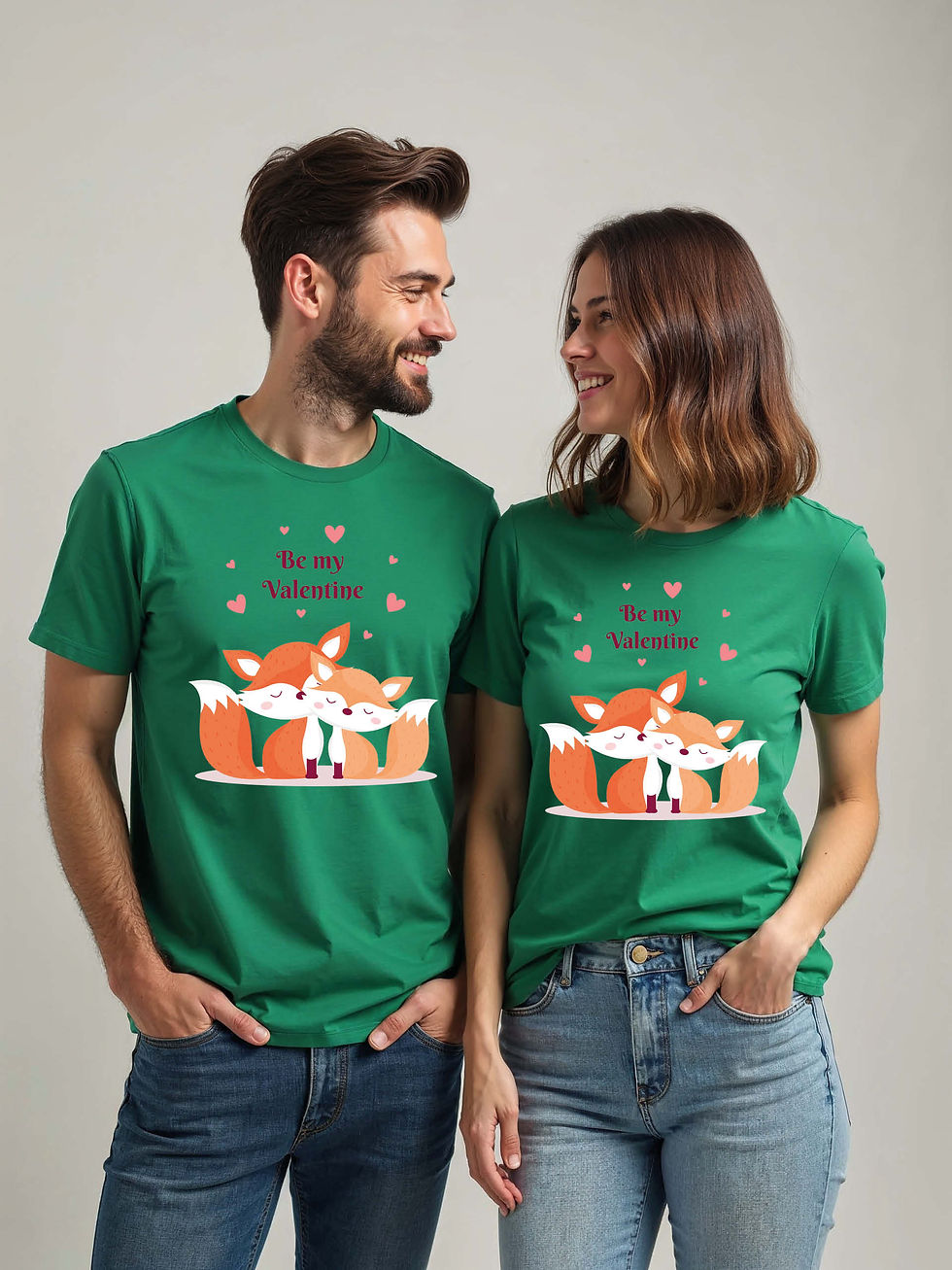 Thumbnail: Valentine’s Cartoon Couple T-Shirt Lovers Edition – Hot Deal