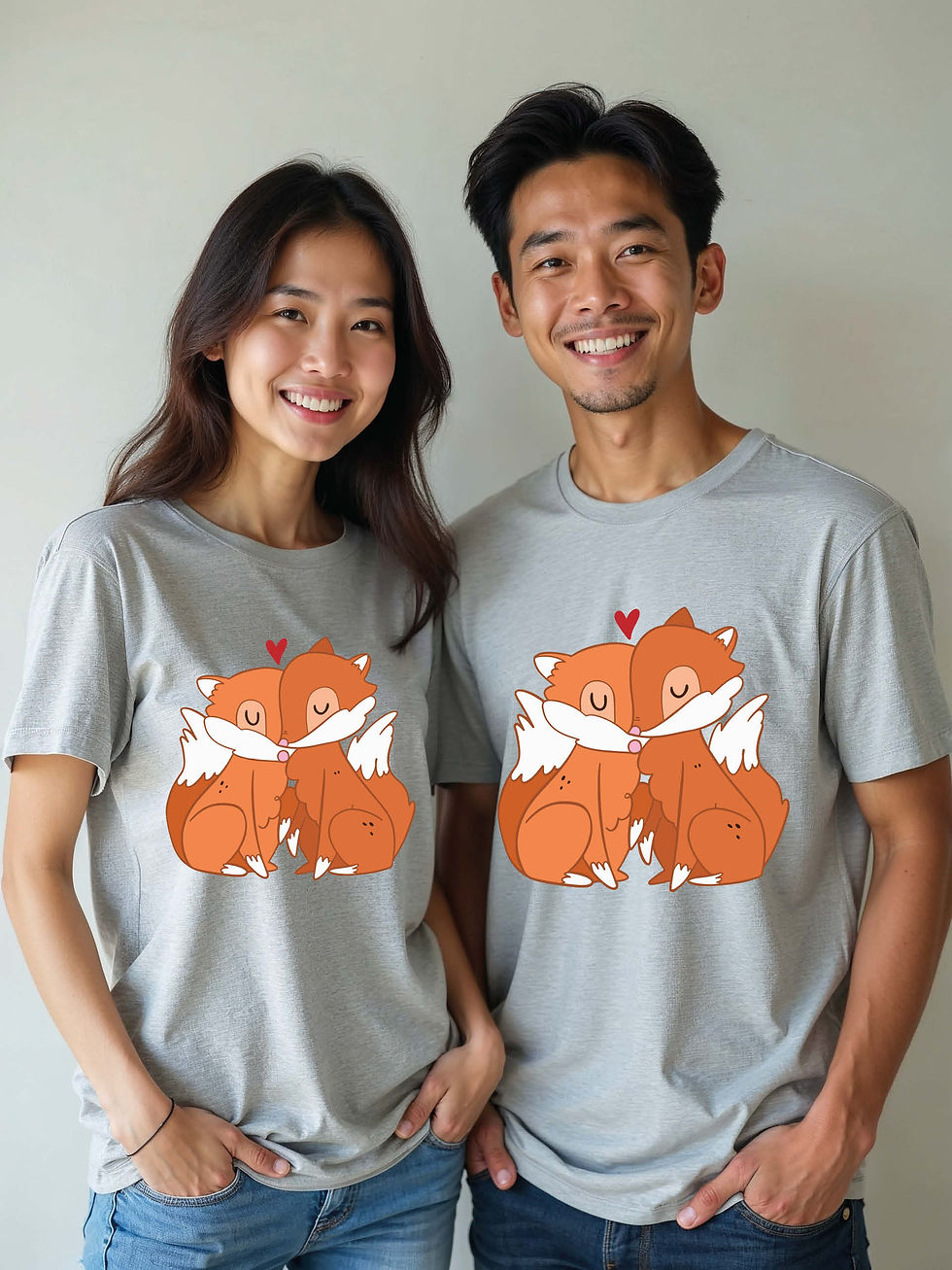 Thumbnail: Matching Outfit Animal Couple T-Shirt Lovers Edition – Hot Deal