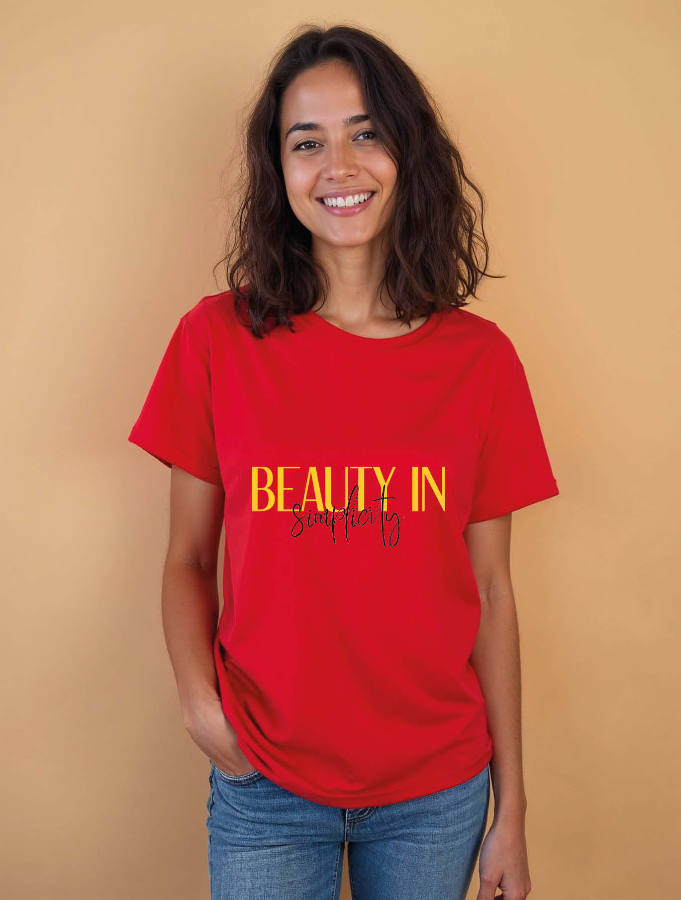 beality in simplicity Cool Women’s Printed T-Shirt – Fast Delivery