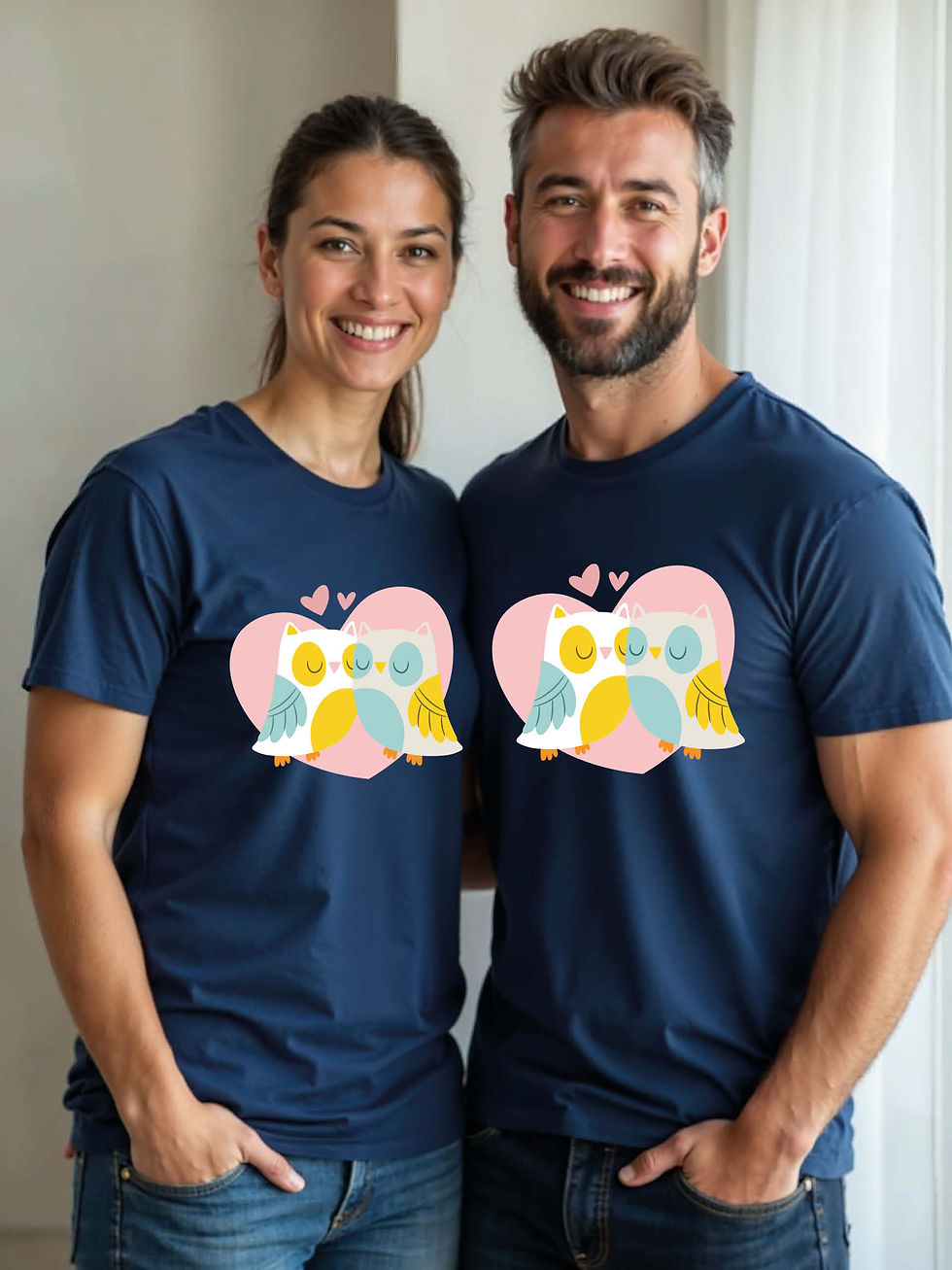 Thumbnail: Eternal Love Animal Couple Matching Tee Lovers Edition – Best