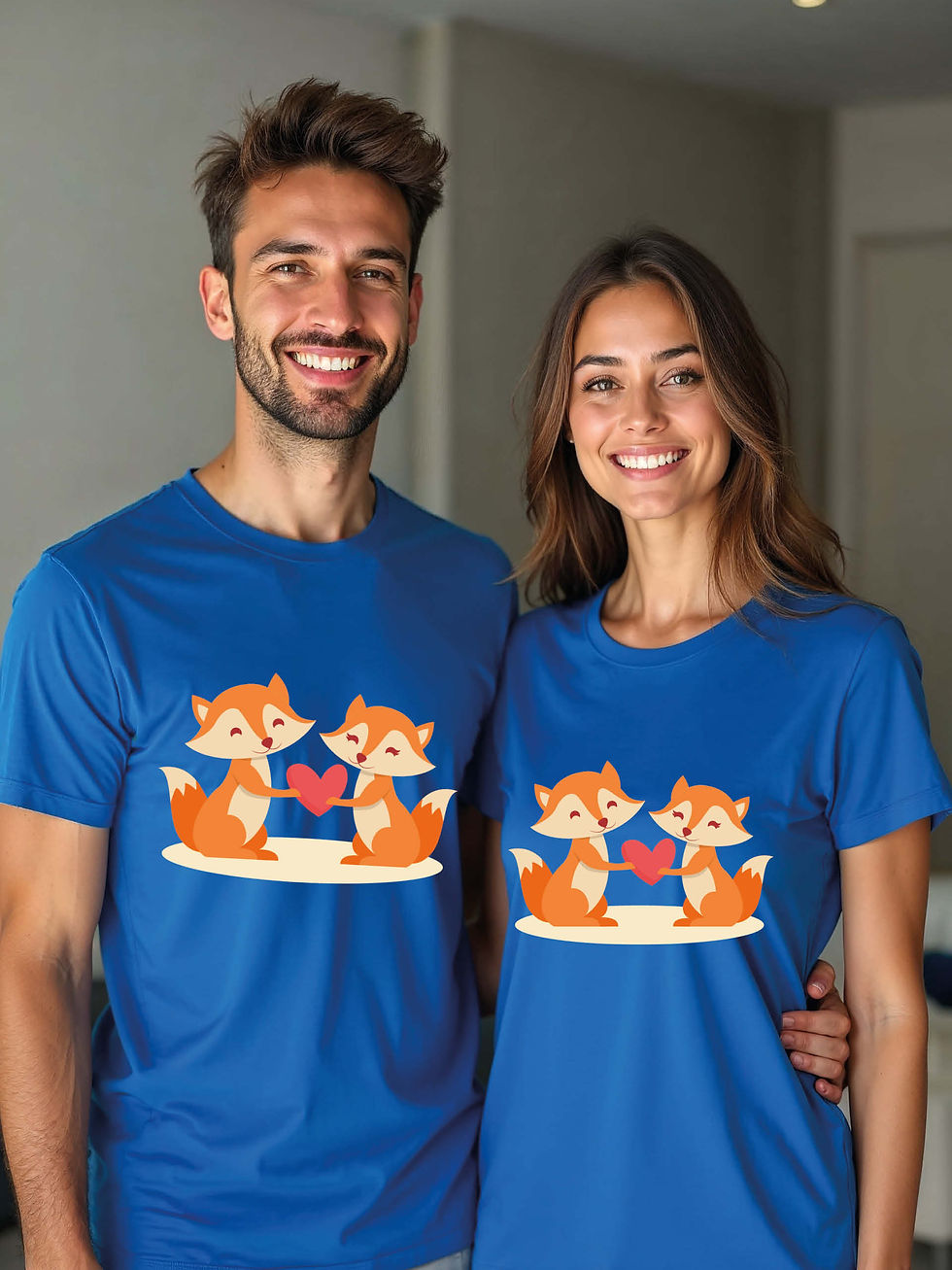 Forever Love Animal Couple Matching Tee Lovers Edition – Fast