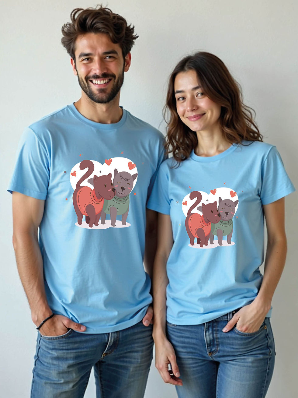 Thumbnail: Eternal Love Cartoon Couple Matching Tee Lovers Edition – Limited Stock