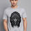 Thumbnail: skull indian chief hand drawn style vector mens printed graphic t shirt