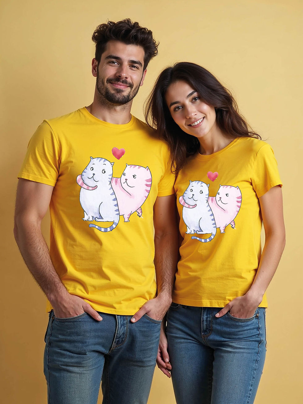 Thumbnail: Soulmates Cartoon Couple T-Shirt Lovers Edition – Hot Deal