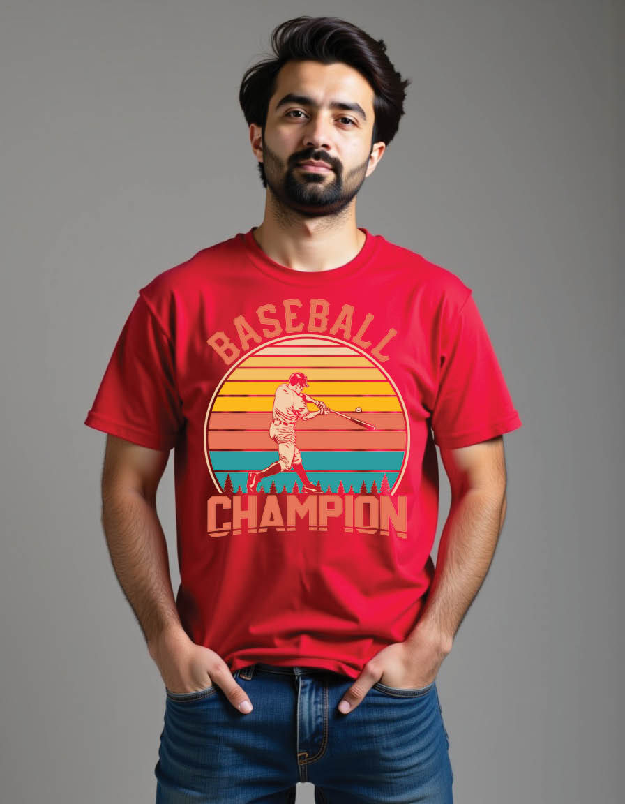 Thumbnail: baseball champion baseball mens printed graphic t shirt