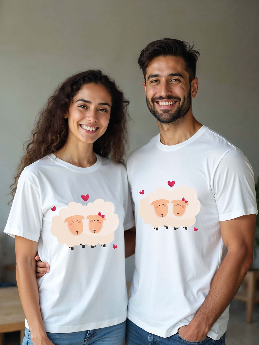 Thumbnail: Trendy Animal Couple T-Shirt Lovers Edition – Discount Offer
