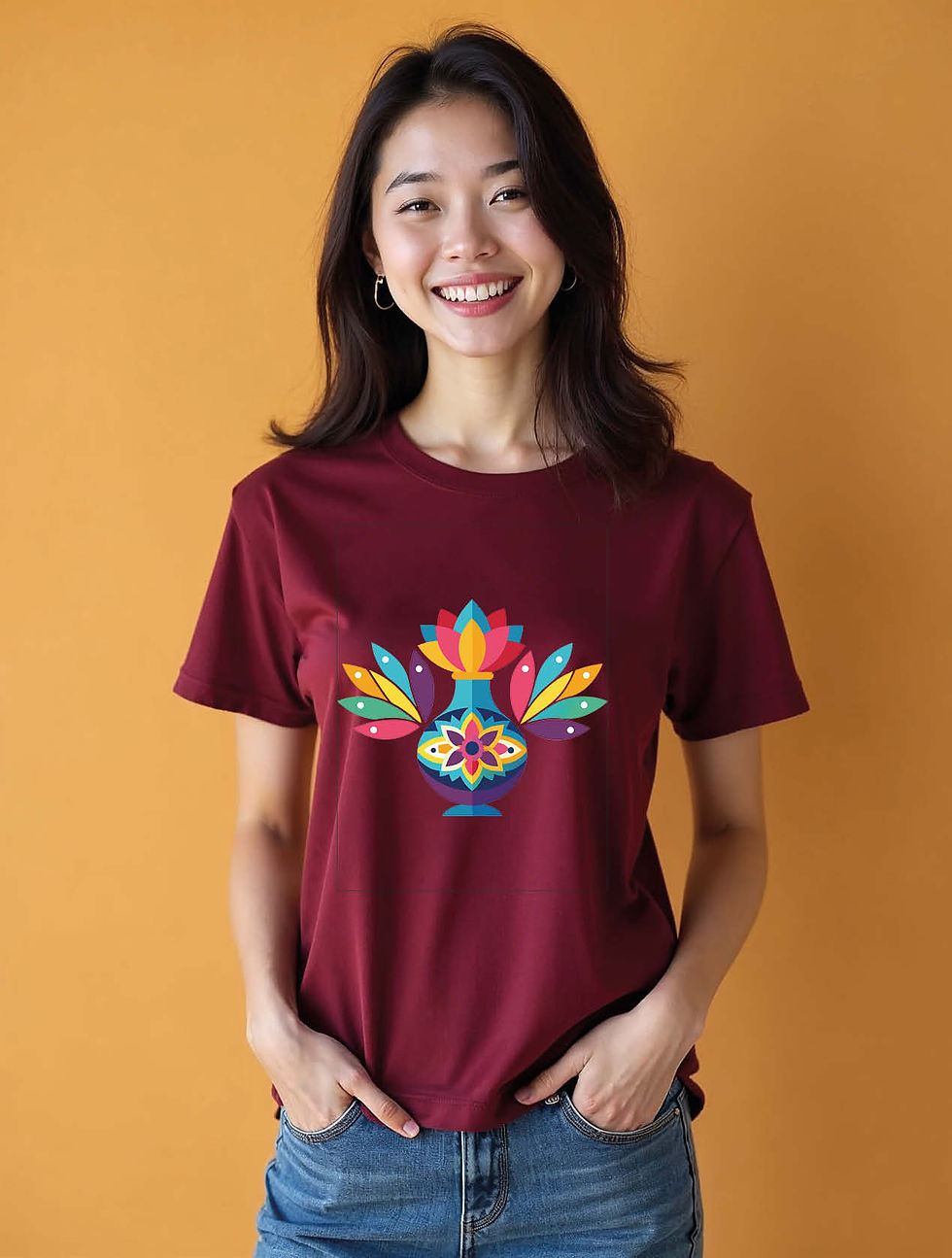 Thumbnail: Festival FloraTrendy Women’s Printed Graphic Streetwear T-Shirt – Hot Deal