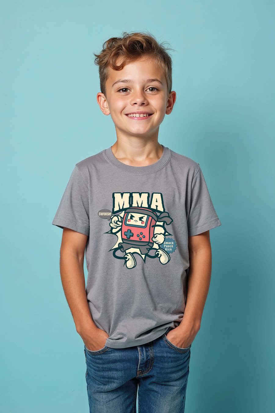 Thumbnail: Phone Radation Premium Typography Print T-Shirt for Kids – Typography