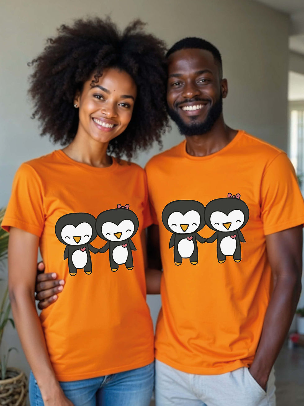 Thumbnail: Trendy Animal Couple T-Shirt Lovers Edition – Hot Deal