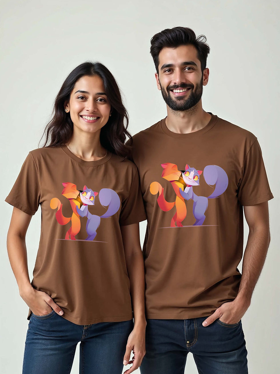 Thumbnail: Valentine’s Cartoon Couple T-Shirt Lovers Edition – Discount Offer