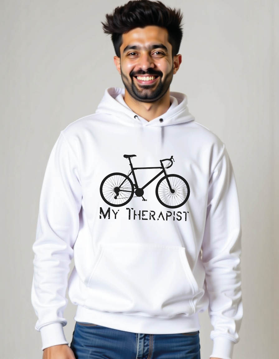 Thumbnail: my therapist Limited Edition Men’s Streetwear Hoodie –Graphic Print |