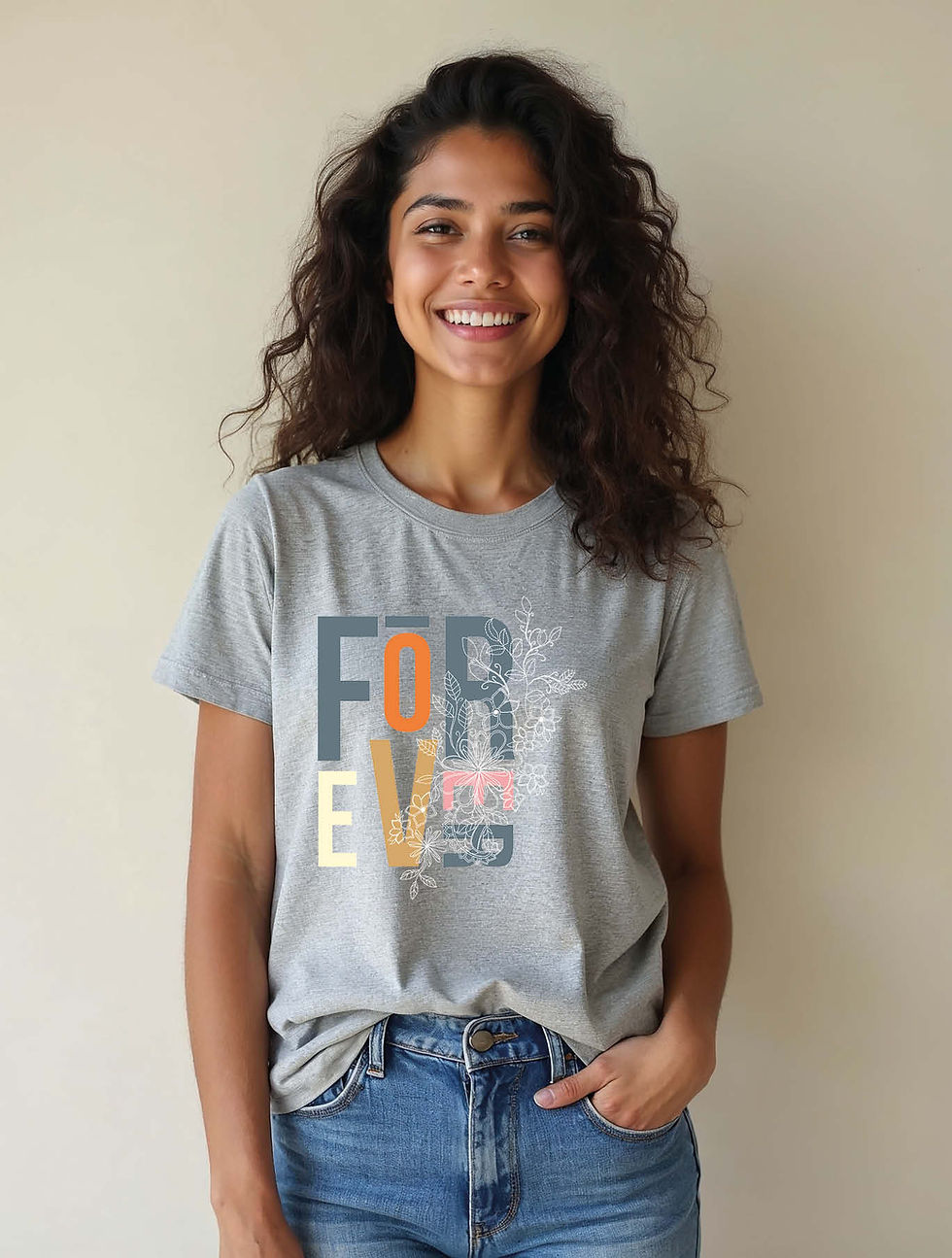 Thumbnail: Forever for you Stylish Women’s Graphic T-Shirt – Buy Now