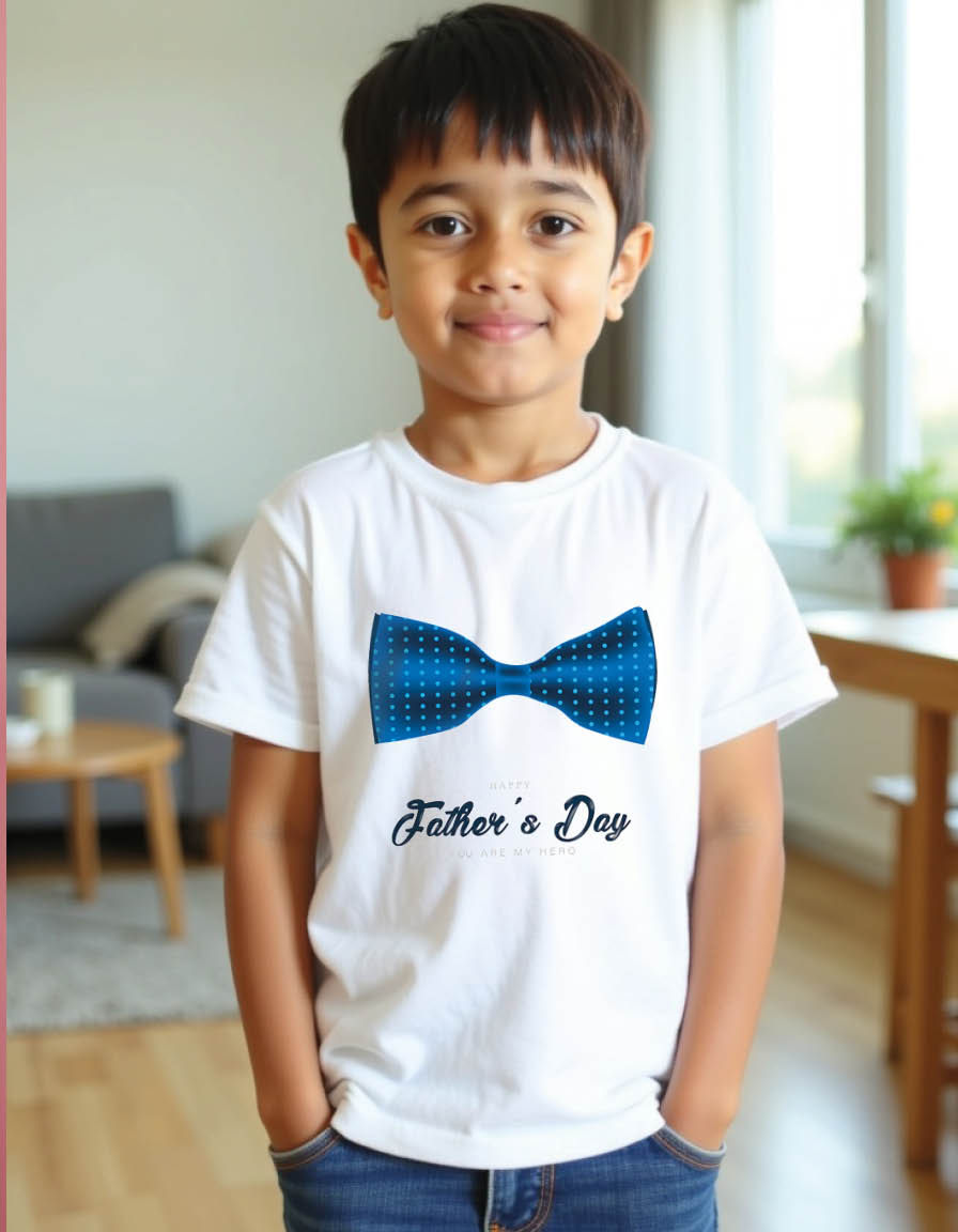 Thumbnail: Happy Fathers day Unisex printed graphic t shirt