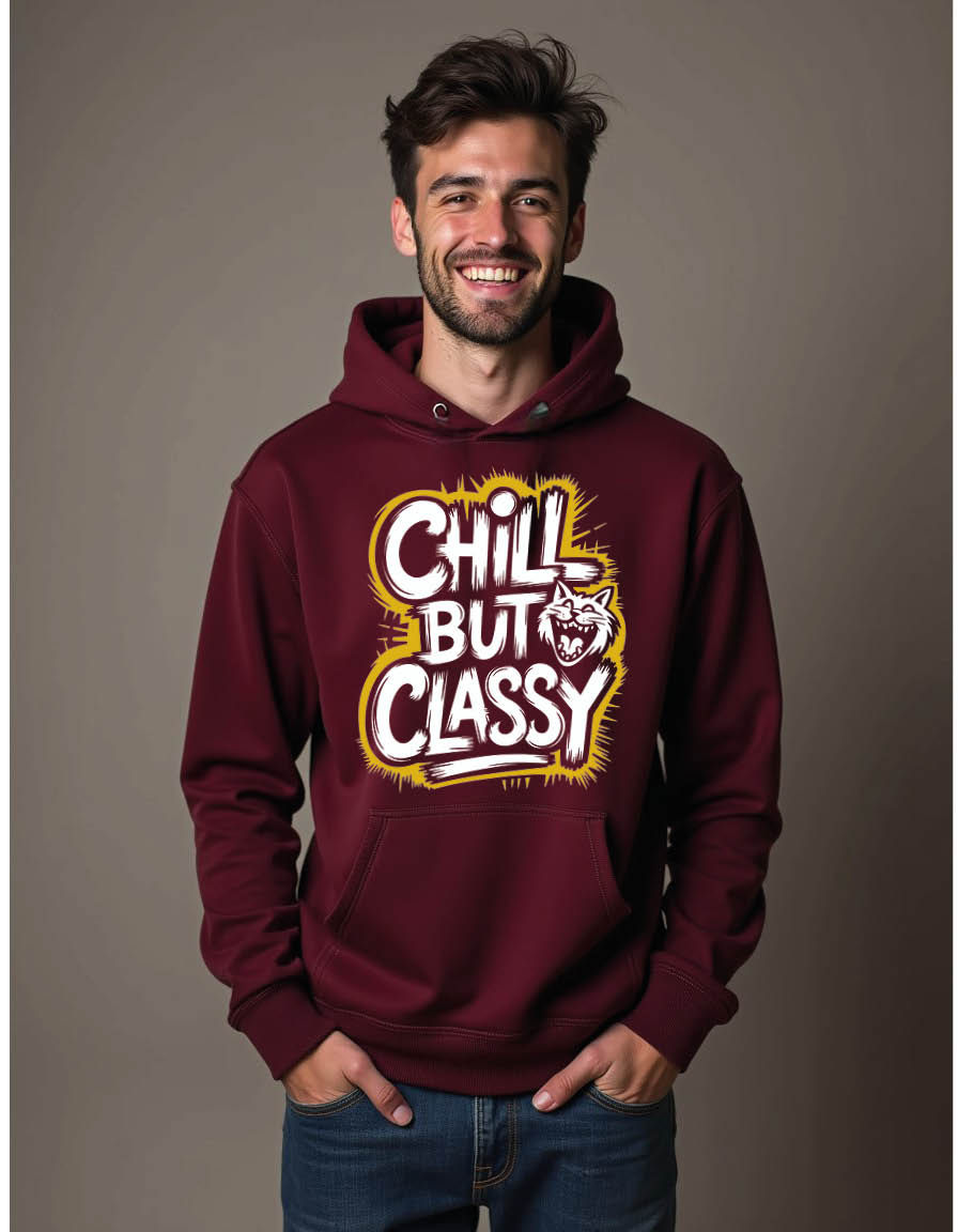 Thumbnail: chill but classy Trendy Streetwear Men’s Printed Hoodies