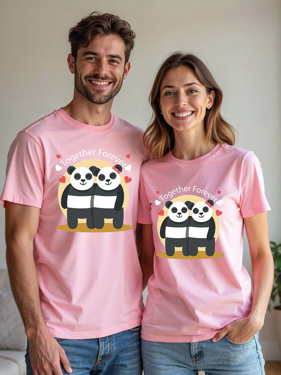 Thumbnail: Eternal Love Animal Couple Matching Tee Lovers Edition – Shop