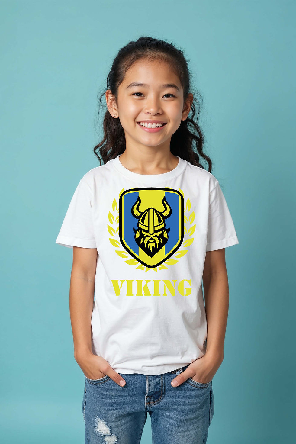 Thumbnail: viking Trendy Cool  Kids T-Shirt – Adventure Print Design for Boys & Girls