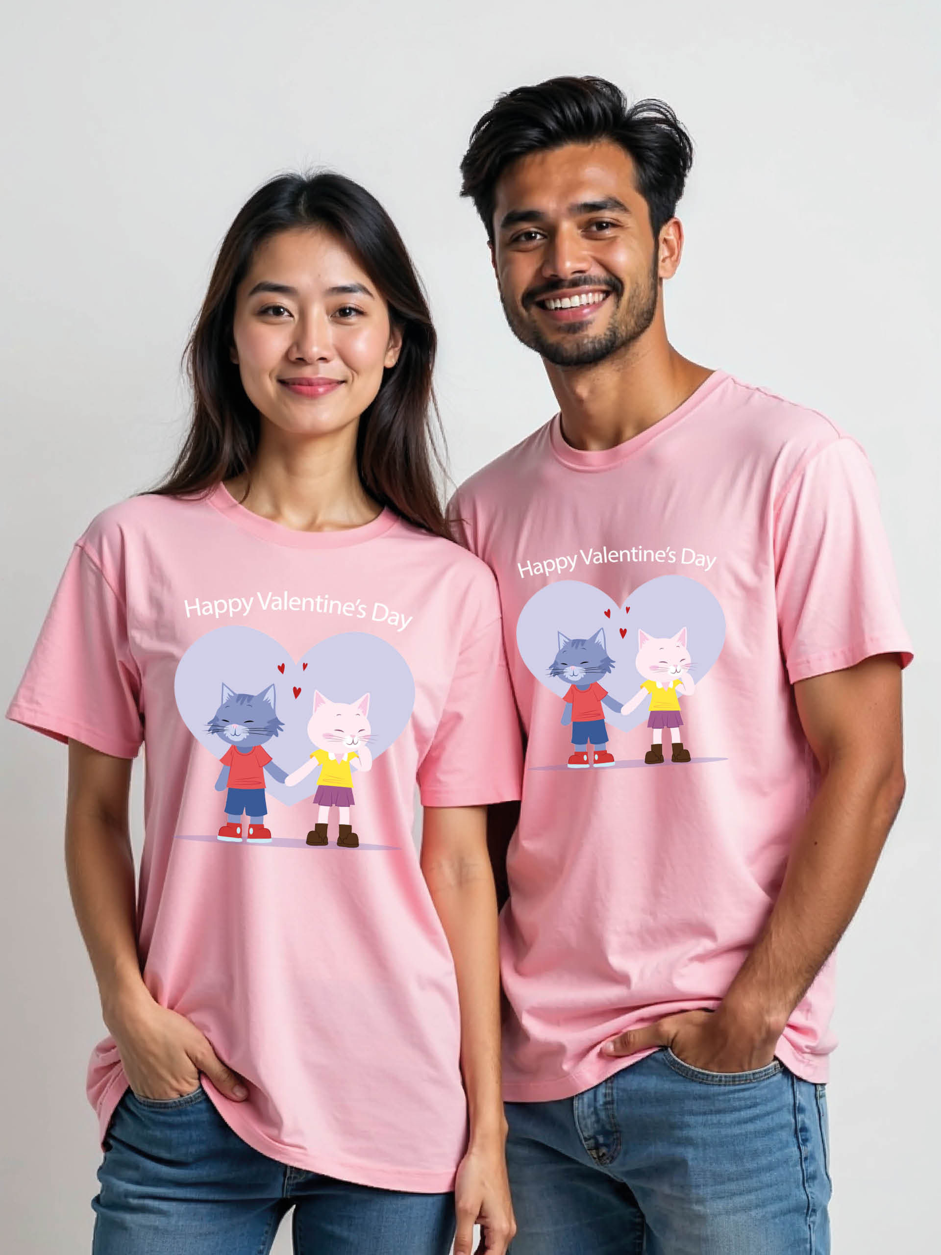 Cute Cartoon Couple T-Shirt Lovers Edition – Hot Deal