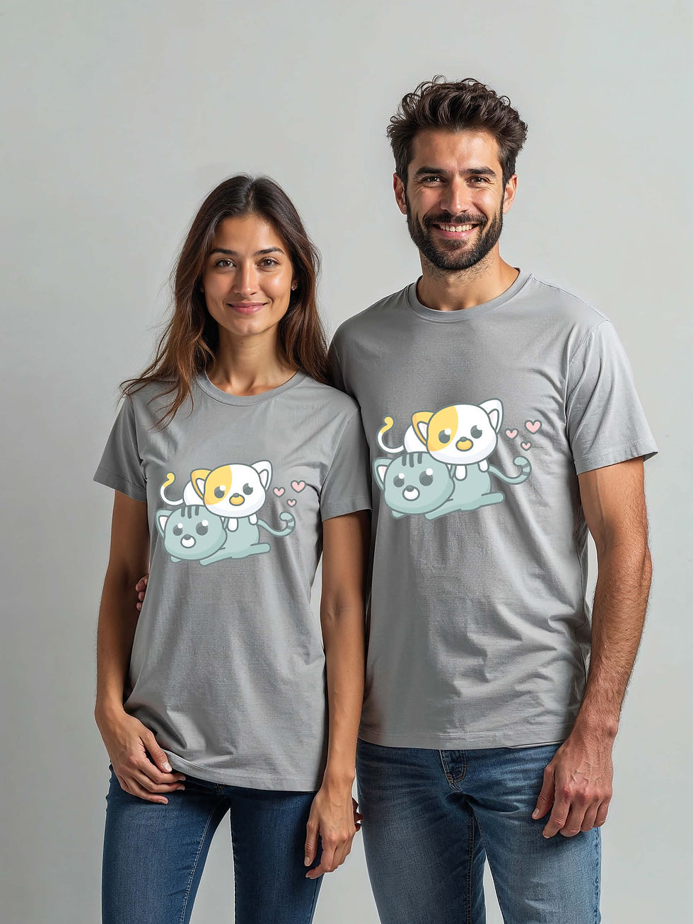 Thumbnail: Eternal Love Cartoon Couple T-Shirt Lovers Edition – Premium Quality