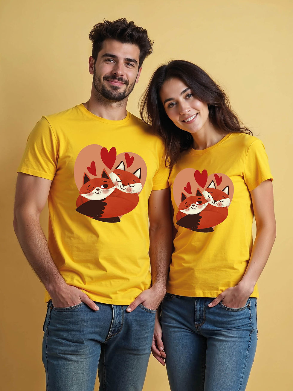 Thumbnail: Couple Goals Cartoon Couple T-Shirt Lovers Edition – Buy Now
