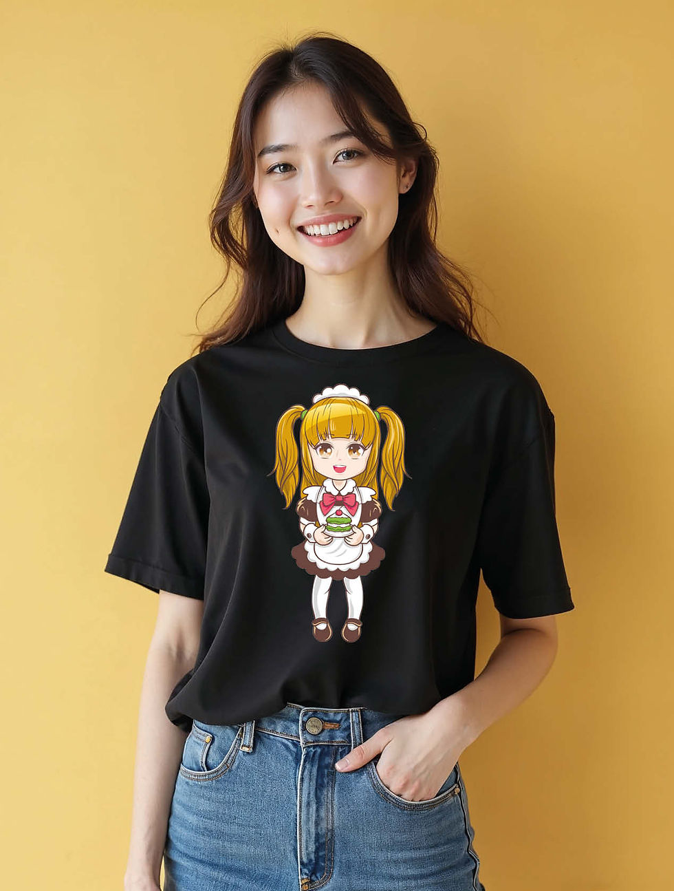 Thumbnail: Anime Maid Girl Graphic Classic Women’s Quote T-Shirt – Shop Now