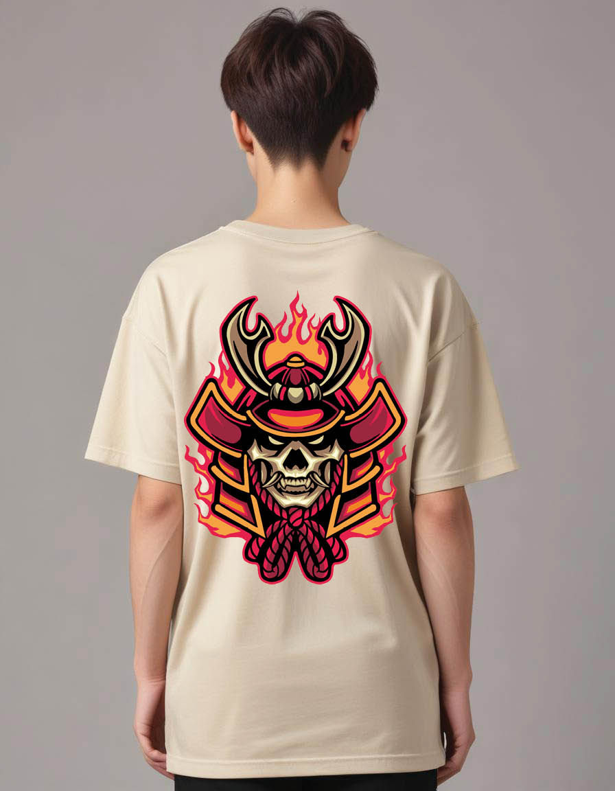 Thumbnail: ronin head mens Oversized Printed t shirt