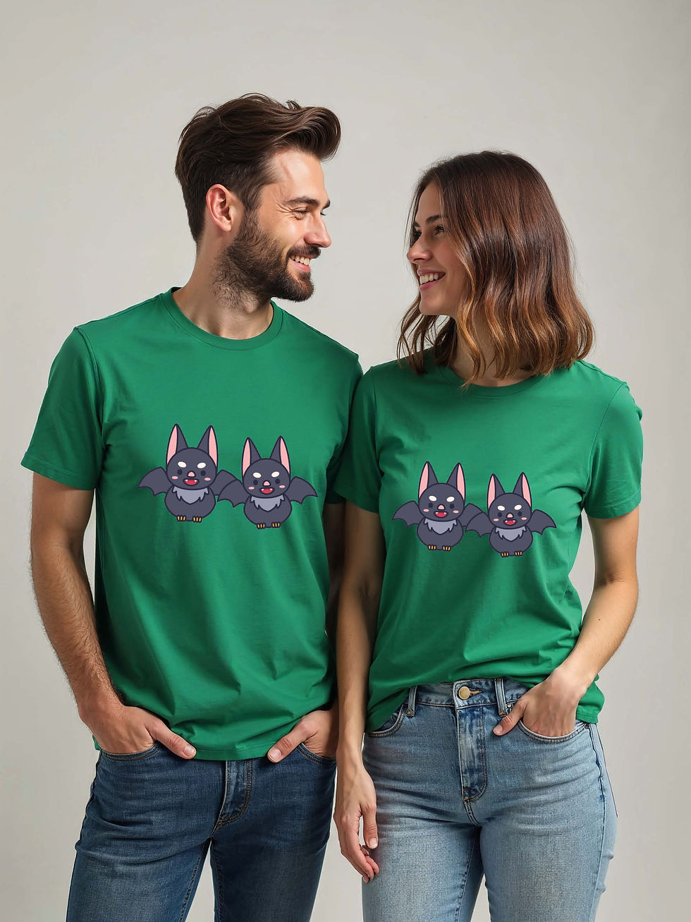 Thumbnail: Trendy Cartoon Couple T-Shirt Lovers Edition – Buy Now