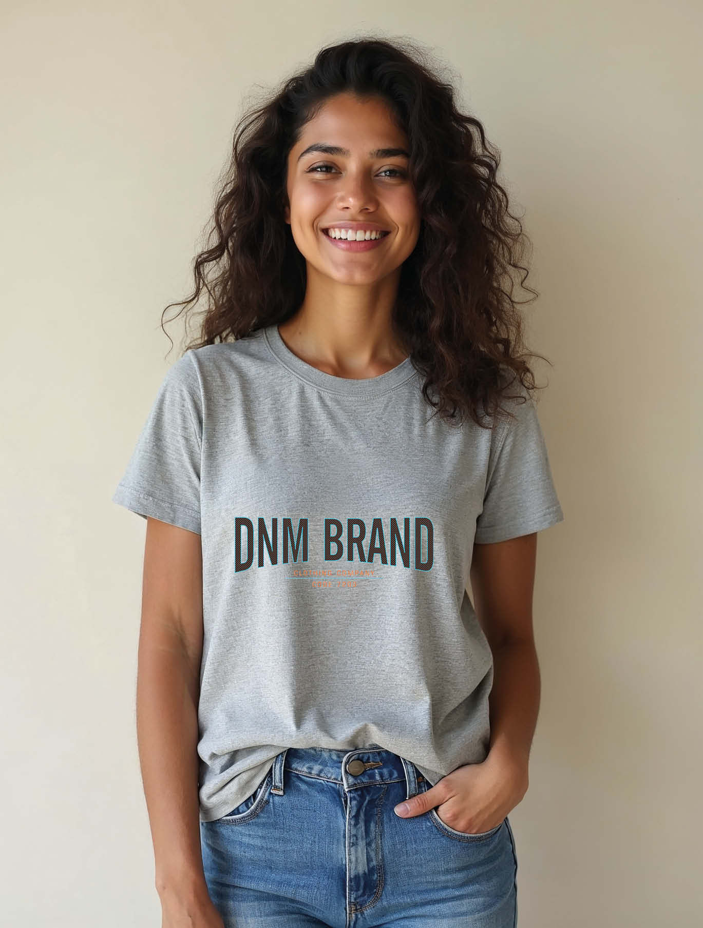 dnm brand Classic Women’s Printed Graphic Streetwear T-Shirt – Premium Quality