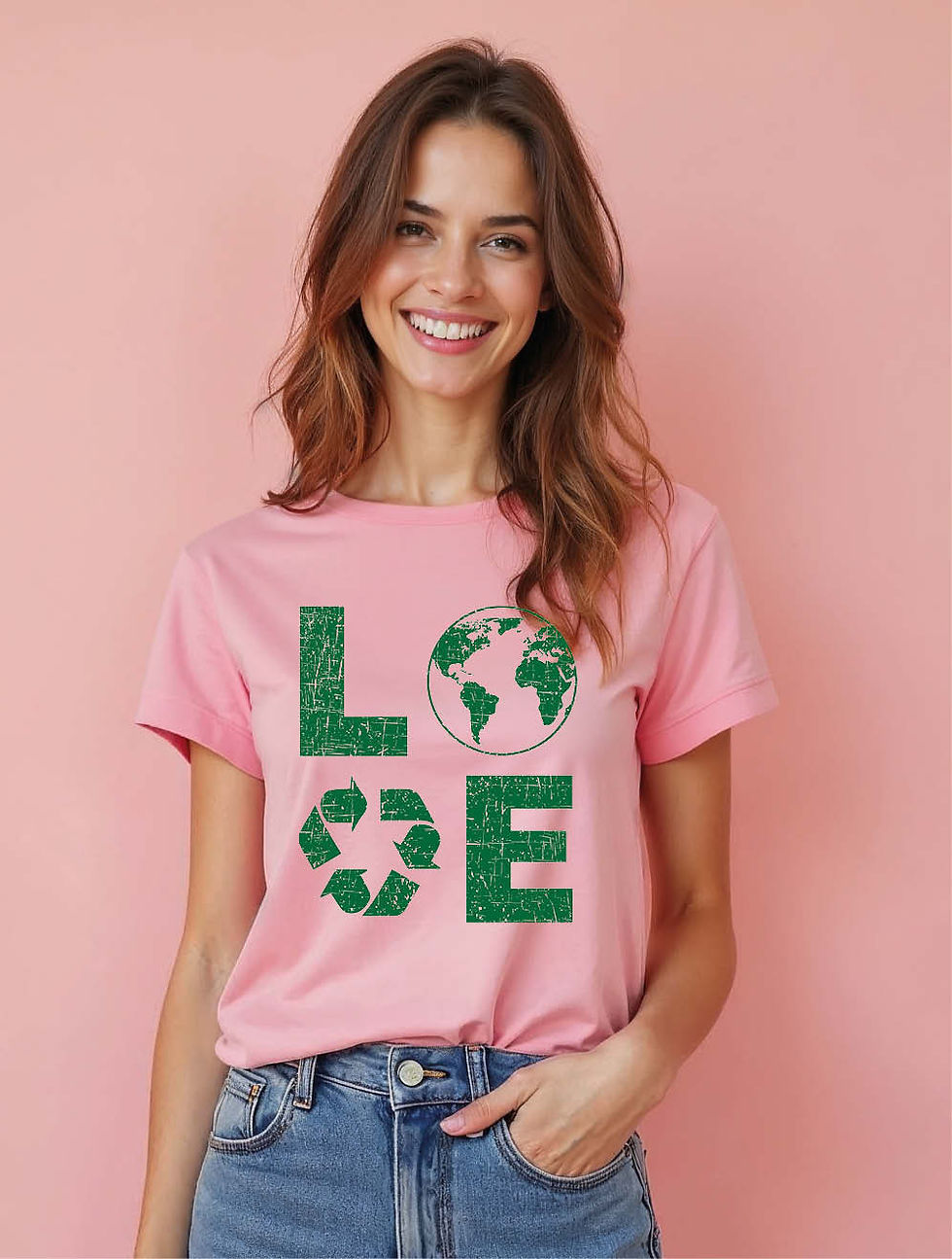 Thumbnail: Love the earth every day every time Cool Women’s Printed T-Shirt – Buy Now