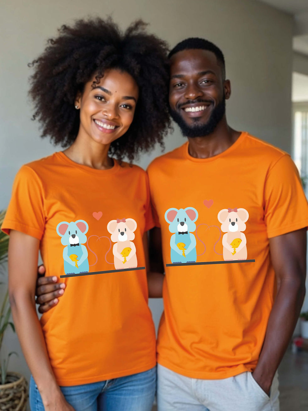 Valentine’s Animal Couple Matching Tee Lovers Edition – Limited