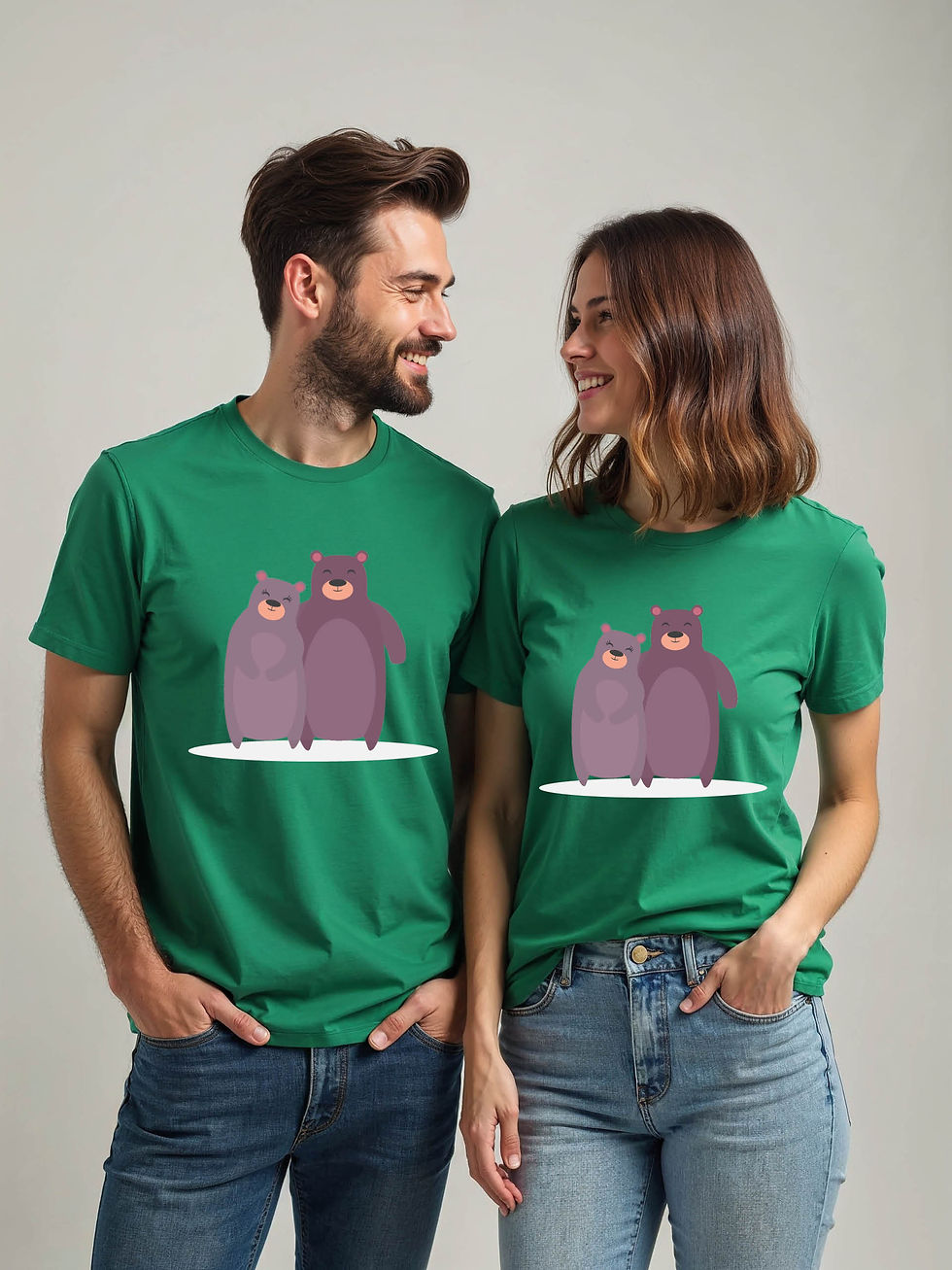 Thumbnail: Stylish Cartoon Couple T-Shirt Lovers Edition – Hot Deal