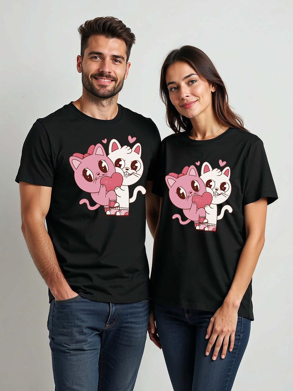 Thumbnail: Eternal Love Cartoon Couple T-Shirt Lovers Edition – Hot Deal