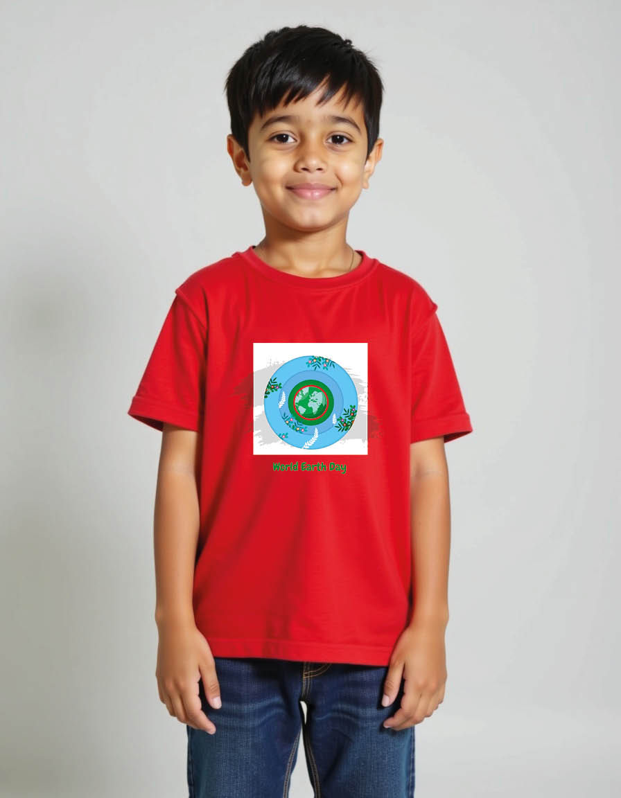 Thumbnail: World earth day Unisex printed graphic t shirt