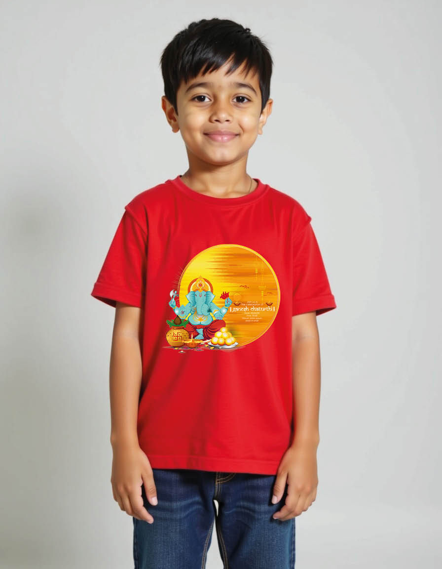 Ganesh Chaturthi Unisex printed graphic t shirt