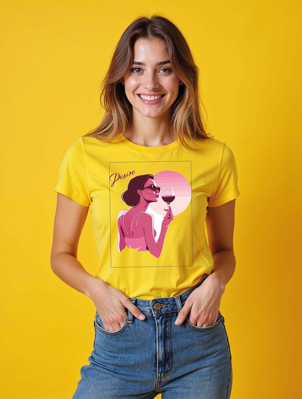 Thumbnail: desire Urban Women’s Printed Graphic Streetwear T-Shirt – Low Price Offer
