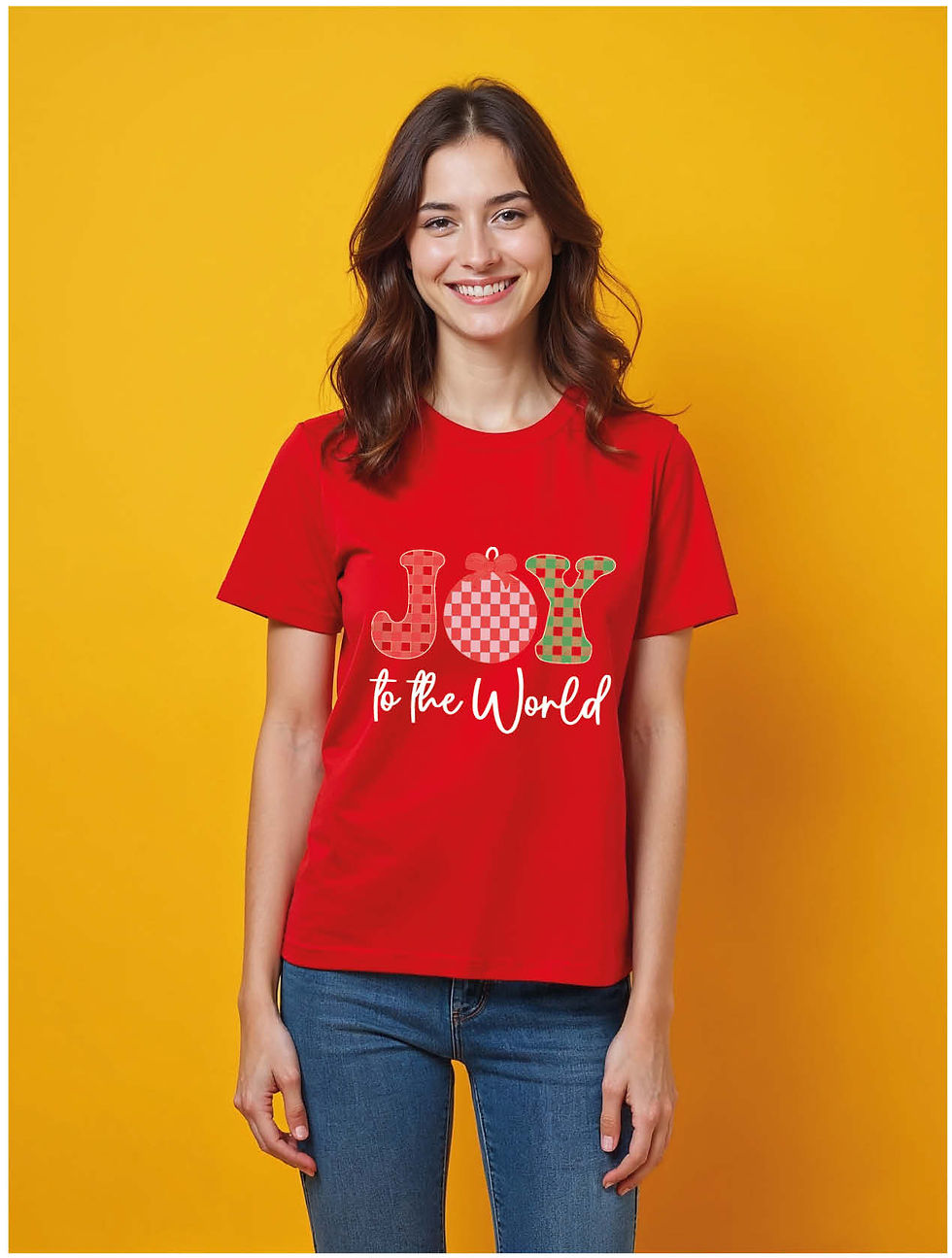 Thumbnail: joy to the world Stylish Women’s Printed Graphic Streetwear T-Shirt – Buy Now