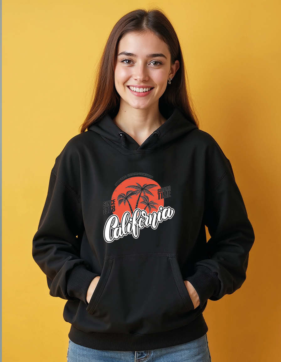 Thumbnail: california Streetwear Unisex Printed Graphic Hoodies For Men & Women