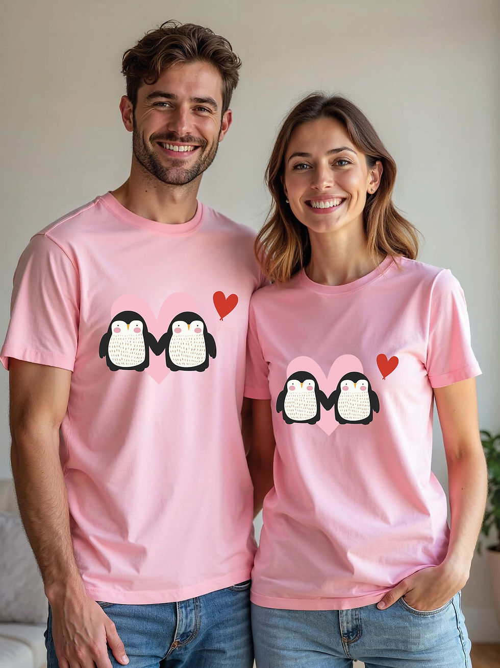 Thumbnail: Valentine’s Animal Couple T-Shirt Lovers Edition – Discount Offer