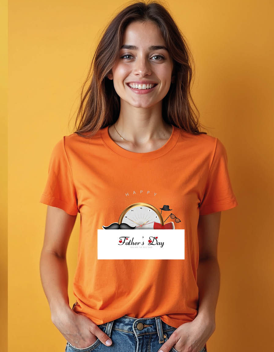Thumbnail: Fathers day Unisex printed graphic t shirt