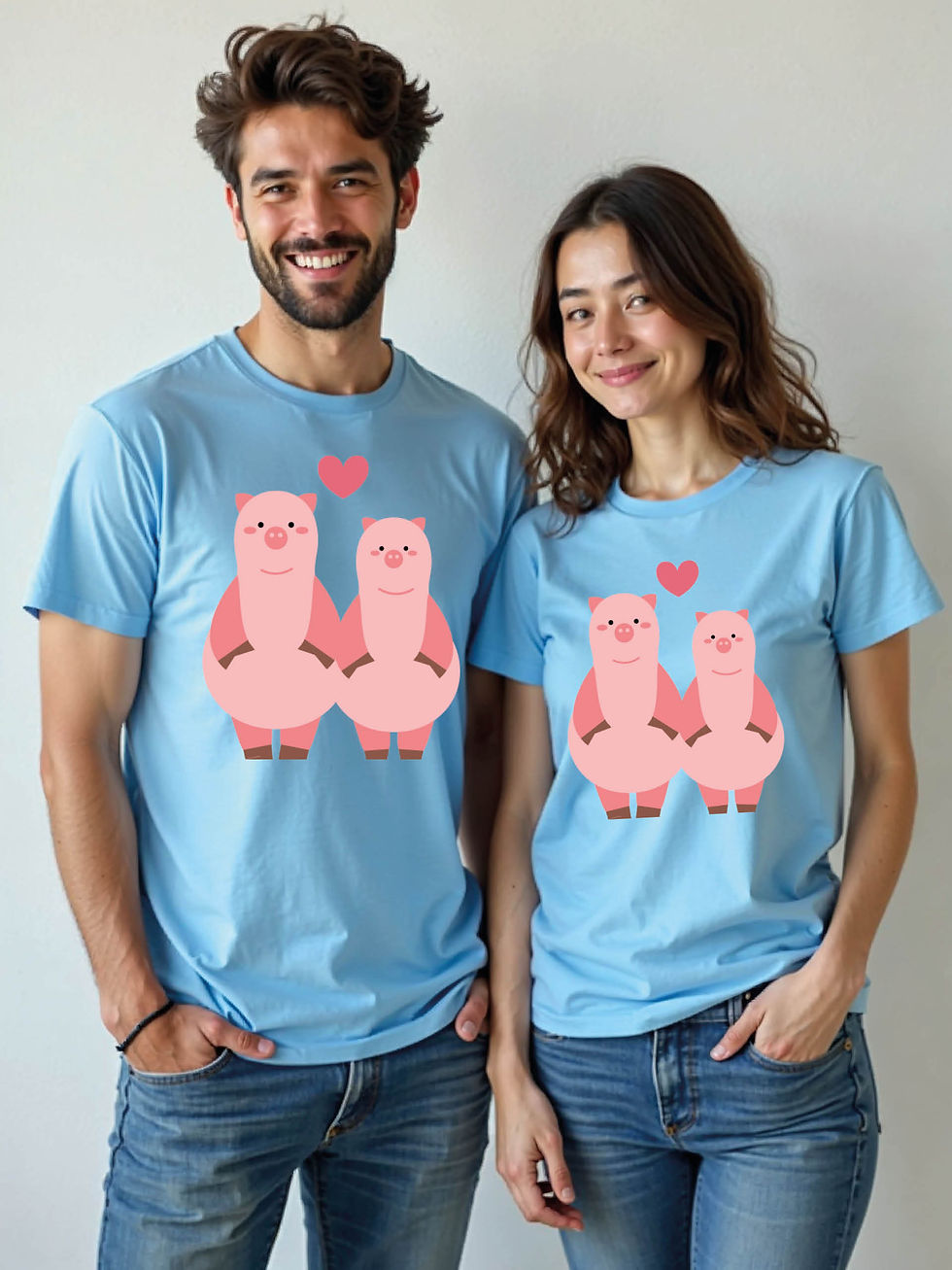 Thumbnail: Soulmates Cartoon Couple T-Shirt Lovers Edition – Buy Now
