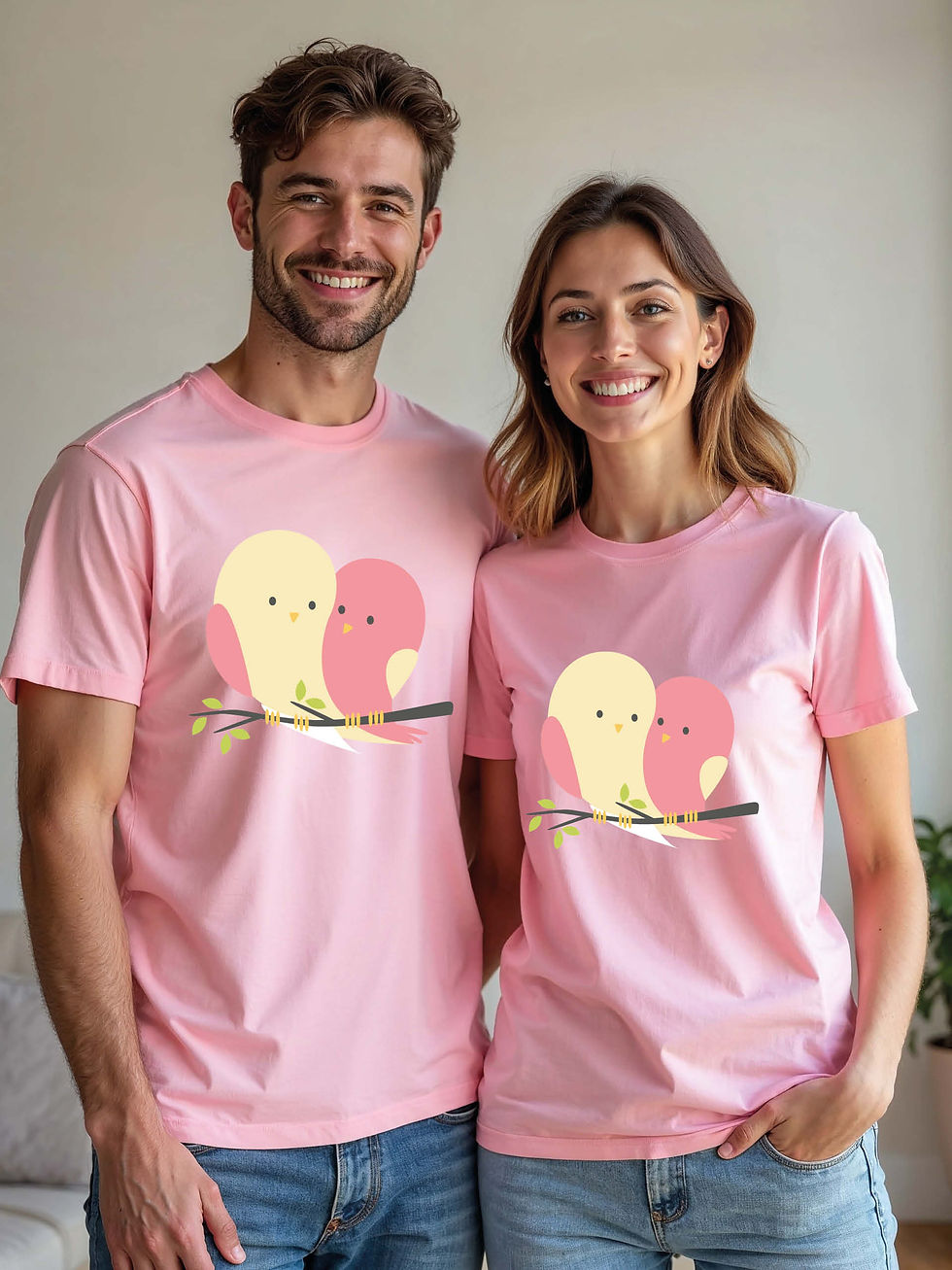 Thumbnail: Anniversary Animal Couple T-Shirt Lovers Edition – Low Price Offe